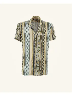 Camicia uomo Yes Zee a maniche corte in viscosa