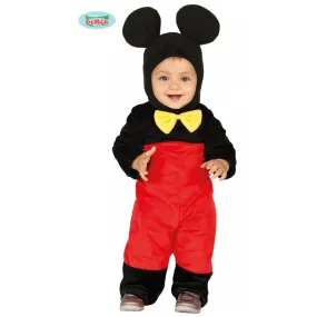Costume Topolino Neonato 18/24 Mesi Minnie Mickey Mouse Disney Accessori Travestimento Carnevale Tuta Orecchie