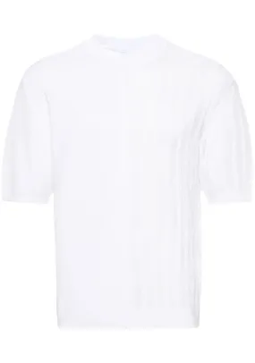 Maglione girocollo in bianco - uomo