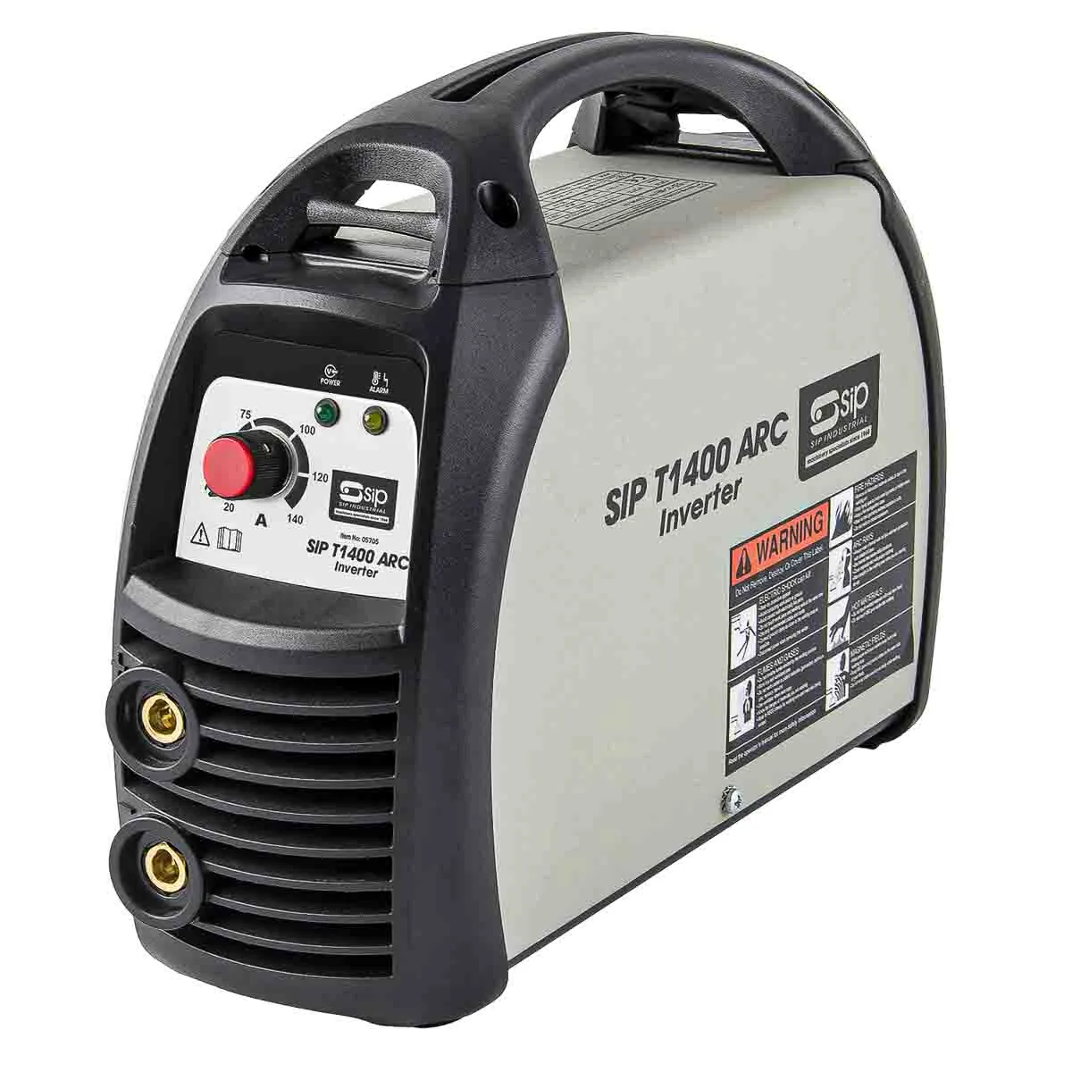 Saldatrice Saldatrice ad arco SIP, mod. T1400, 230V, 20 → 140A; elettrodo da 3.25mm