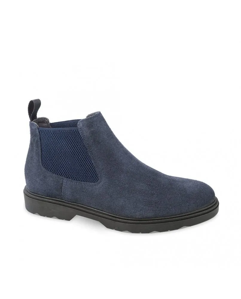 VALLEVERDE 28830A stivaletti beatles camoscio blu